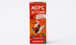 Морс детский клюква-земляника, 200 мл