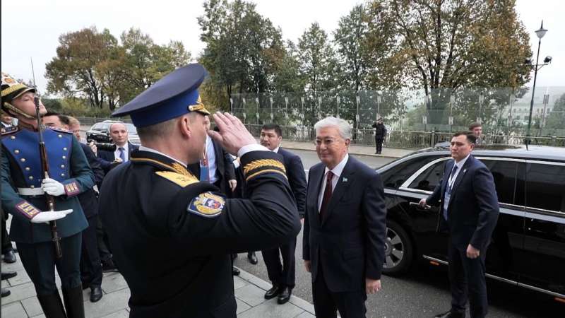 Токаев прибыл в Большой Кремлевский дворец